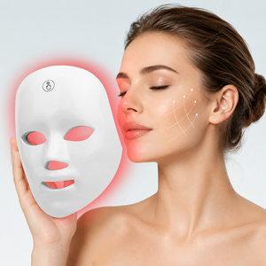 LED Red Light Therapy Face Mask – Home Use Beauty Device for Anti-Aging & Skin Rejuvenation