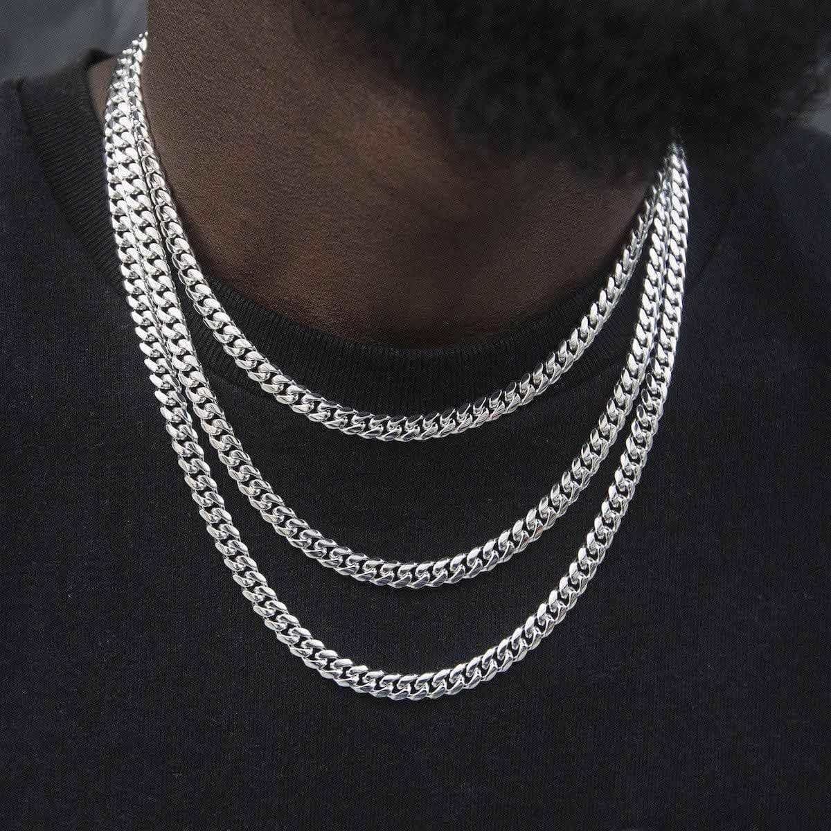 BLH Signature Cuban in White Gold - 6mm