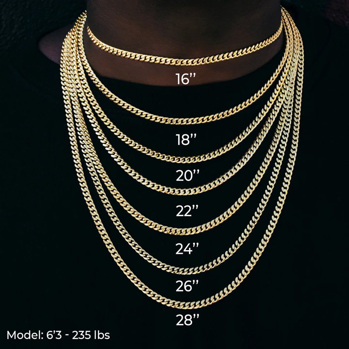BLH Signature Cuban in Yellow Gold- 12mm
