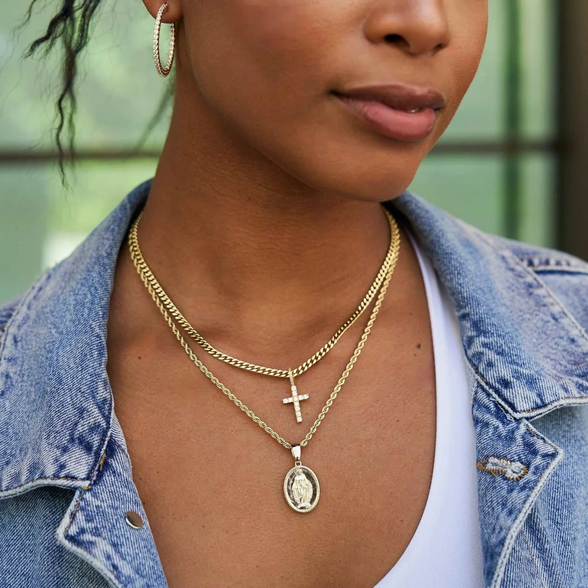2 Chains + 2 Pendants - Women's Set A
