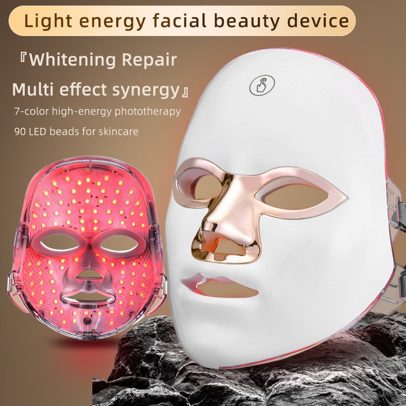 LED Red Light Therapy Face Mask – Home Use Beauty Device for Anti-Aging & Skin Rejuvenation